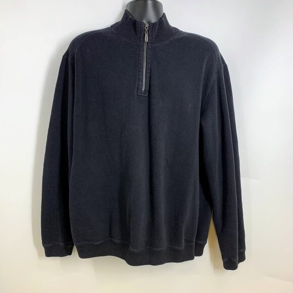 Tommy Bahama Men's Reversible 1/2 Zip Long Sleeve Pullover Sweatshirt Size XXL - Picture 1 of 15